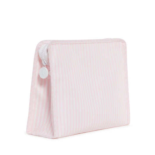 Roadie Large Pouch - Pimlico Stripe Pink