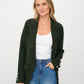 Hillary Knitted Tailored Blazer - Olive