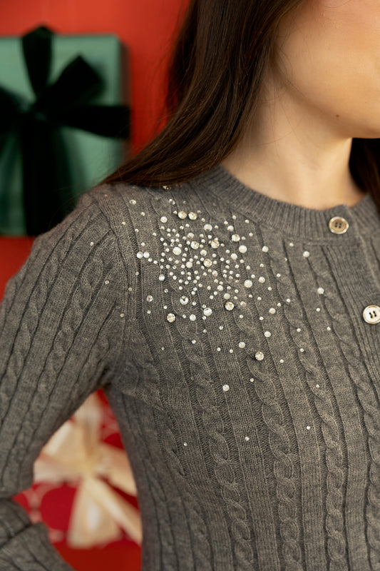 Elton Crystal Cardigan