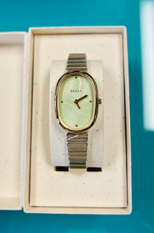 Breda Jane Bracelet Watch - Gold/Pistachio