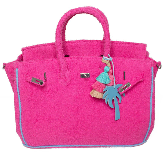 PRE ORDER Seaside Terry Tote - Fuchsia Large