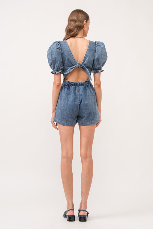 Ellis Denim Romper