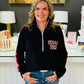 Double T Quarter Zip Sweater - Black