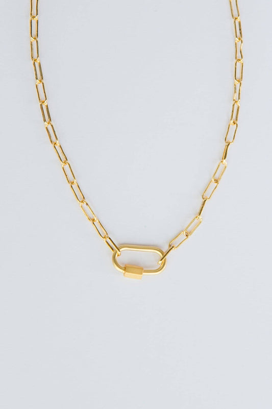 Designed For Joy - Carabiner Necklace: Large