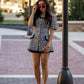 Black Gingham Dress