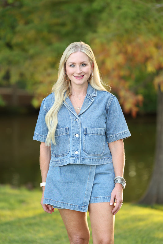 Lynell Denim Set