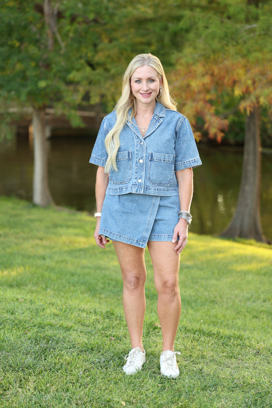 Lynell Denim Set