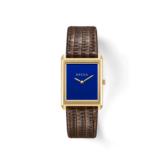 BREDA Virgil Lizard - Brown/Gold/Cobalt