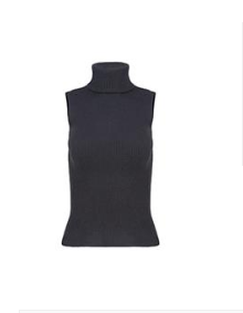 Wilco Turtleneck Tank - Black
