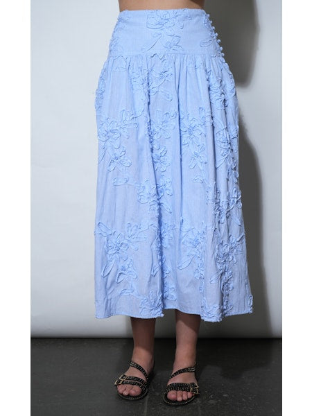 Aurora Stripe Embroidered Set