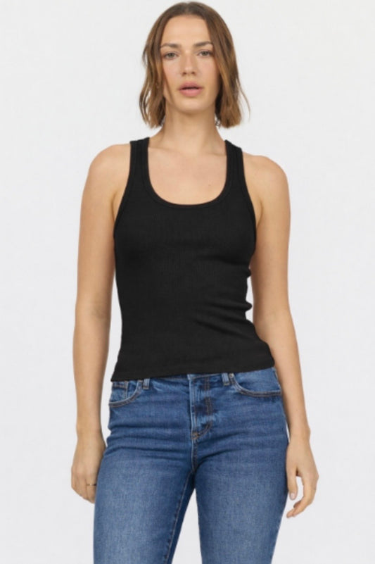 Louise Tank Top - Black