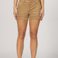 Dear John Hampton Short - Toffee Faux Suede