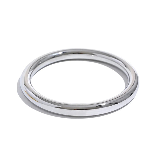 Ashley Bangle Bracelet - Silver