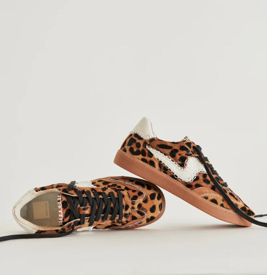 Notice Stitch DK Leopard Calf Hair Sneaker