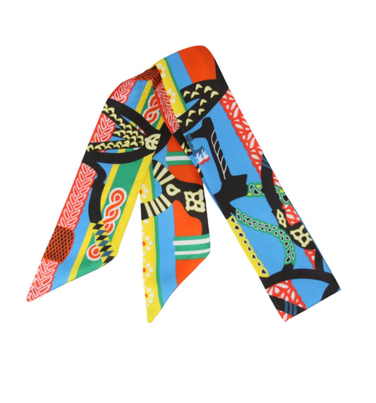 Vibrant Mosaic Scarf
