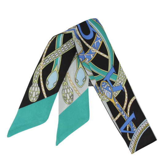 Coiled Snake Scarf - Green