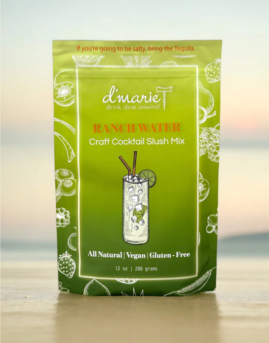 D’Marie Craft Cocktail Slush Mix: Ranch Water