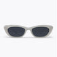White Cat Eye Sunglasses