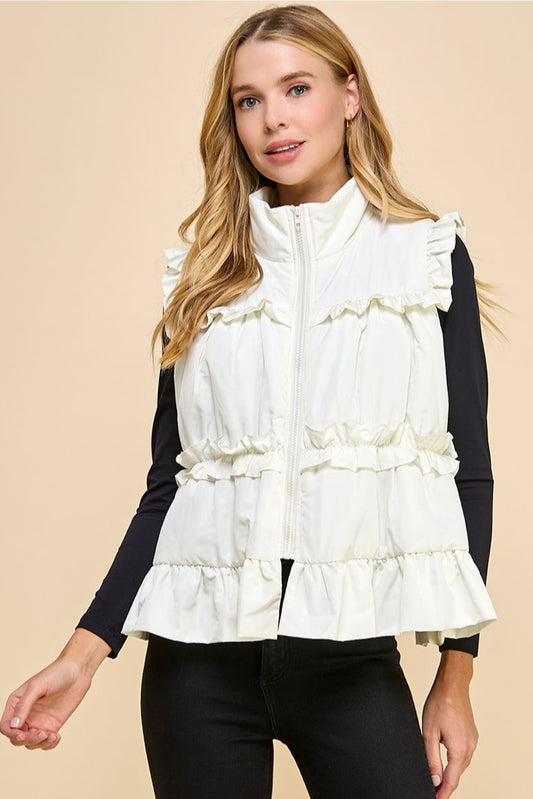 Fluffmellow Puffer Vest