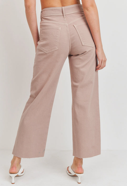 High Rise Utility Wide Leg - Clay