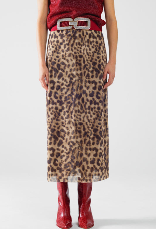 Leopard Skirt