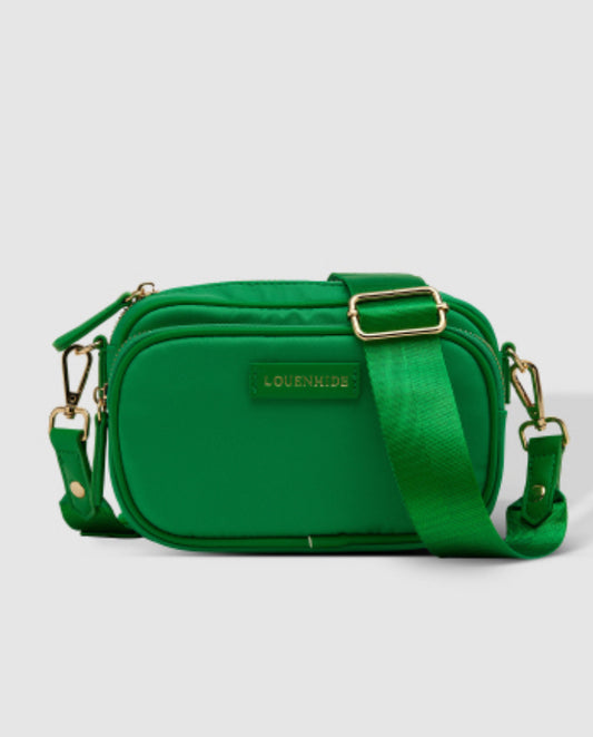 Cali Nylon Cross Body Bag - Apple Green