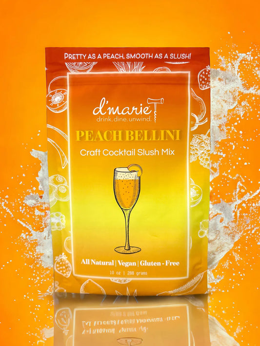 d’Marie Cocktail Mixes: Peach Bellini