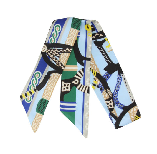 Vibrant Mosaic Scarf - Royal