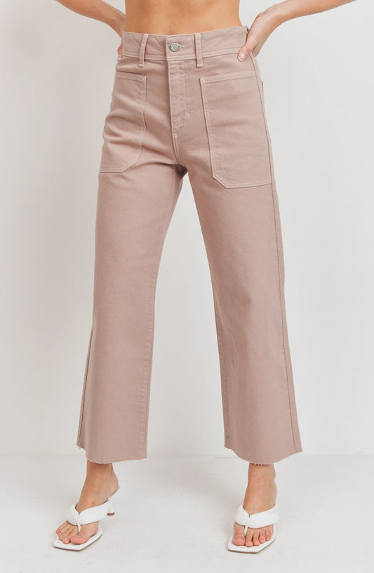 High Rise Utility Wide Leg - Clay