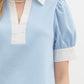 Attie Top - Powder Blue