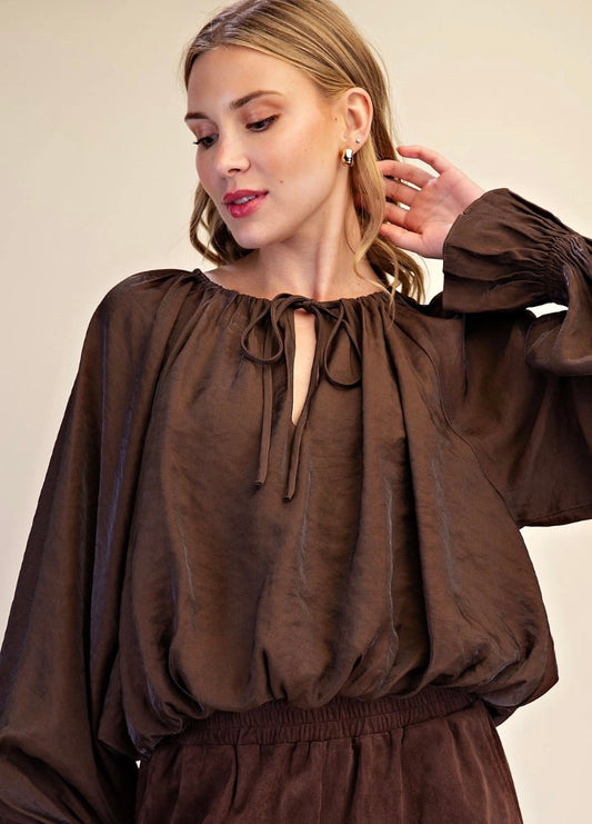 Finley Top - Brown