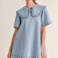 Peter Pan Denim Dress