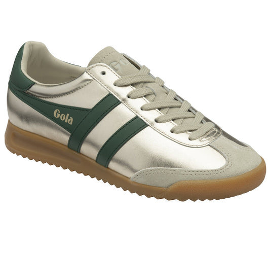 Gola Women’s Torpedo Glimmer Sneakers - Gold/Evergreen