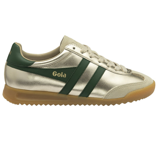 Gola Women’s Torpedo Glimmer Sneakers - Gold/Evergreen