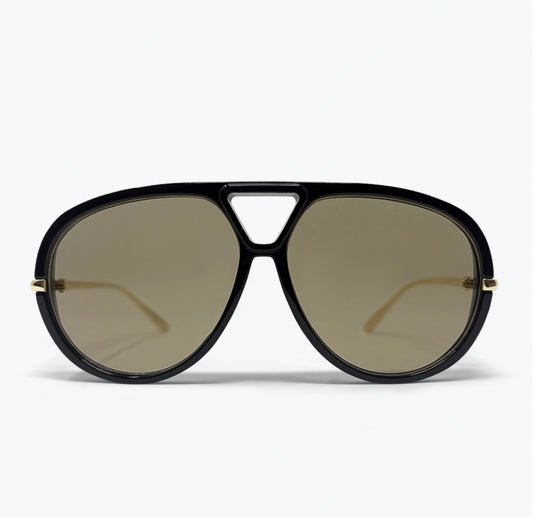 Black Aviator Sunglasses