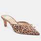 Kairi Mid Heel - Dark Leopard Suede