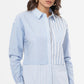 Daria Mix Stripe Oversized Shirt