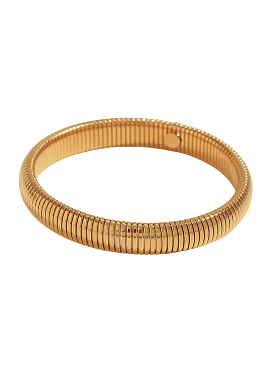 Single Tube Bracelet - Gold