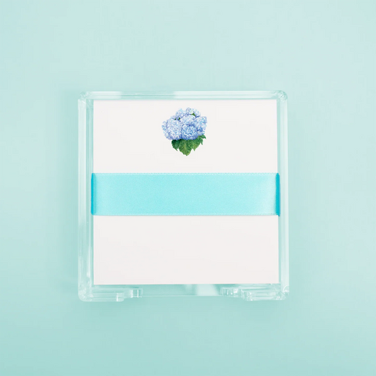 Blue Hydrangea Desk Set