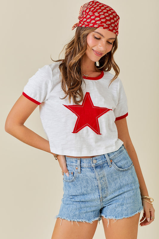 All Star Cropped Tee