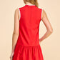 Varsity Athletic Dress - Red