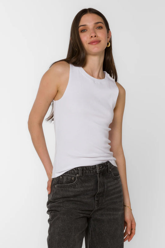 Tibby Tank - White