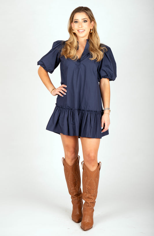 Millie Dress - Navy