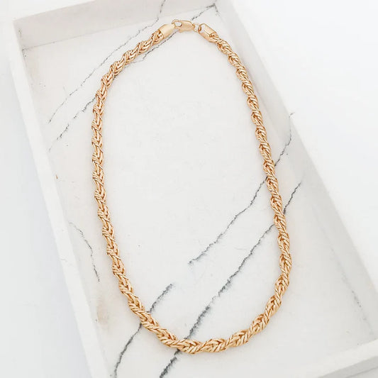 Twisted Rope Chain Necklace