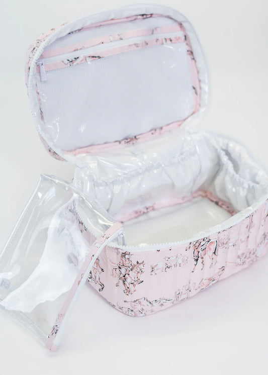 Train Set Cowgirl Toile