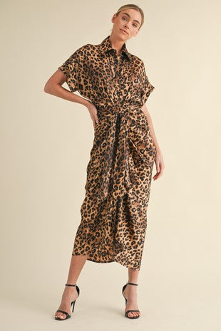 Lacy Leopard Dress