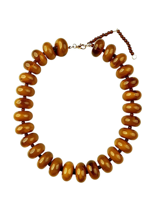 Harbor Necklace Brown
