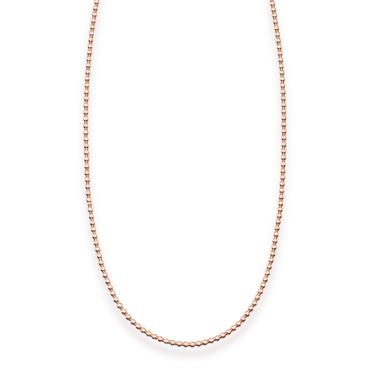 3mm Gold Beaded Necklace