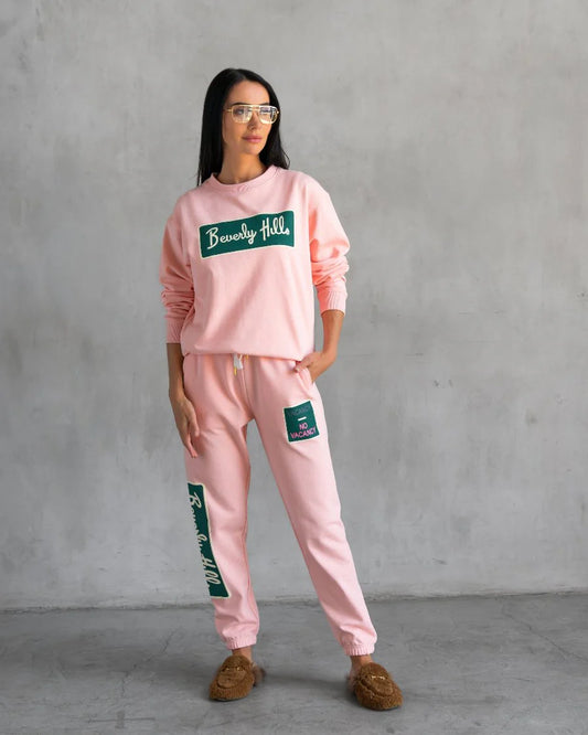 Beverly Hills Sweatsuit - Peachy Keen