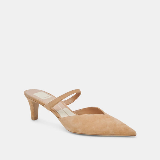 Kanika Brown Suede Heels